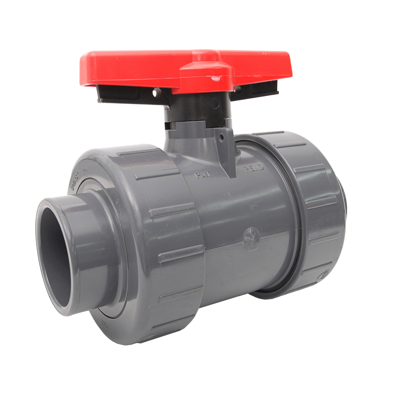 Sch80 PVC True Union 2000 Industrial Ball Valve SOC NPT PVC FKM Sch80 PVC True Union 2000 Industrial Ball Valve SOC NPT PVC FKM