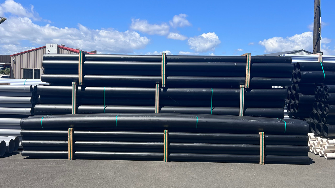 PE100 HDPE pressure Pipe SDR17 PN10 - 6m length