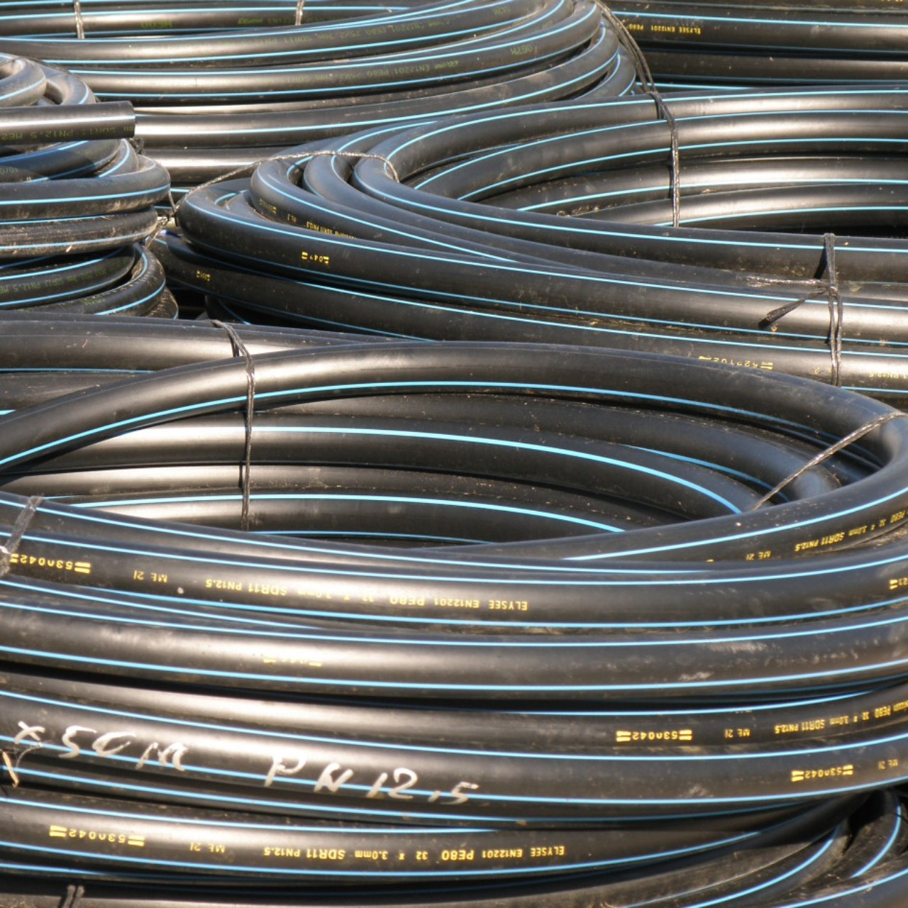 PE100 Pressure Pipe Black SDR11 PN16 - Coil