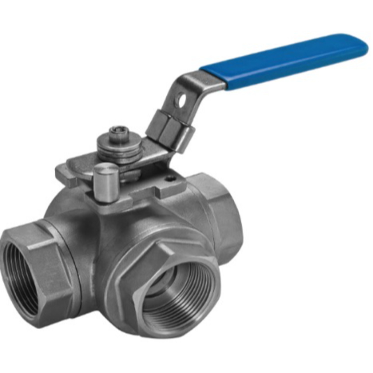 Stainless Steel 3-Way Ball Valve 'T' Port