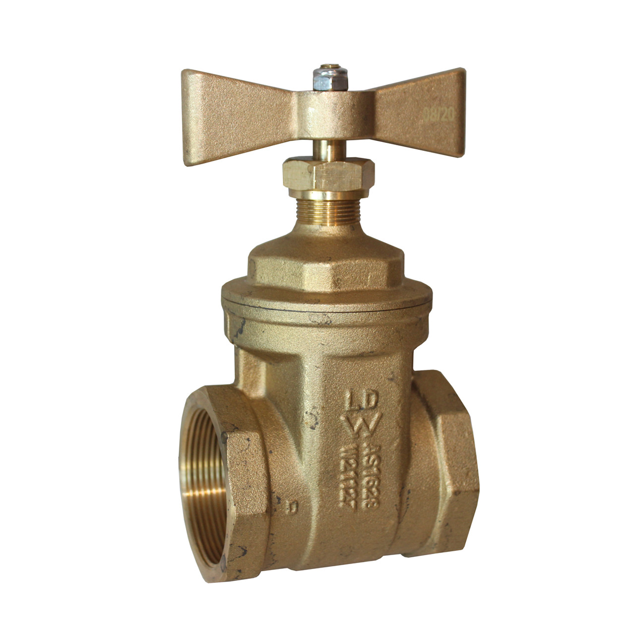 Watermark DZR Brass Gate Valve T-Handle
