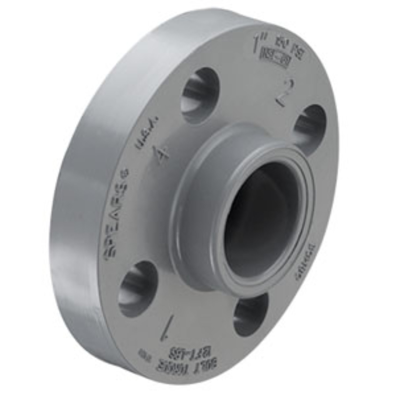 Sch80 CPVC Full Face Flange ANSI150 SOC