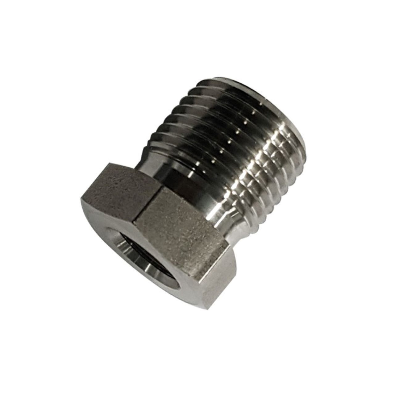 High Pressure Threaded Instrumentation 316 Stainless Steel Reducing Bush - Imperial NPT High Pressure Threaded Instrumentation 316 Stainless Steel Reducing Bush - Imperial NPT
