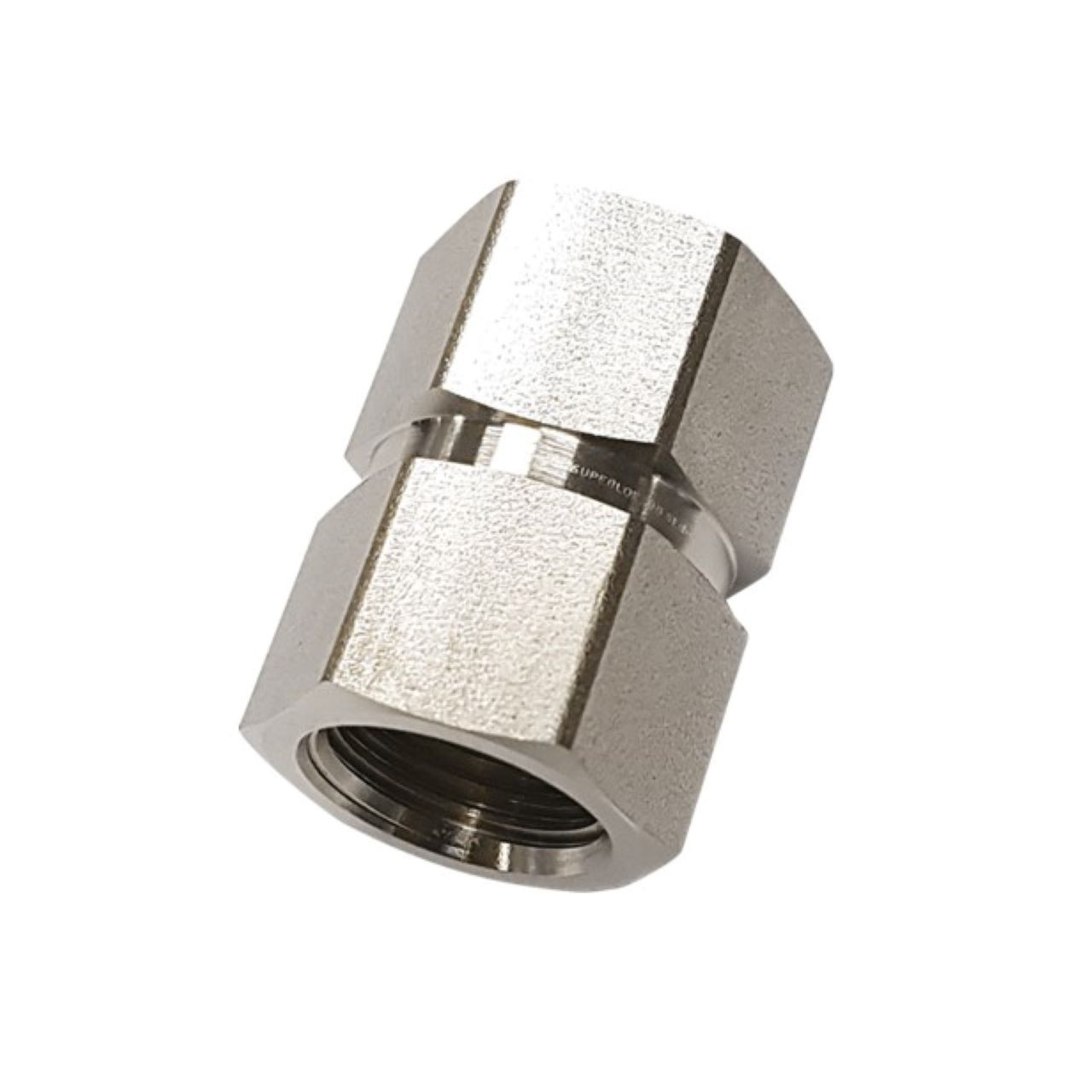 High Pressure Threaded Instrumentation 316 Stainless Steel Hex Coupling - Imperial BSPT