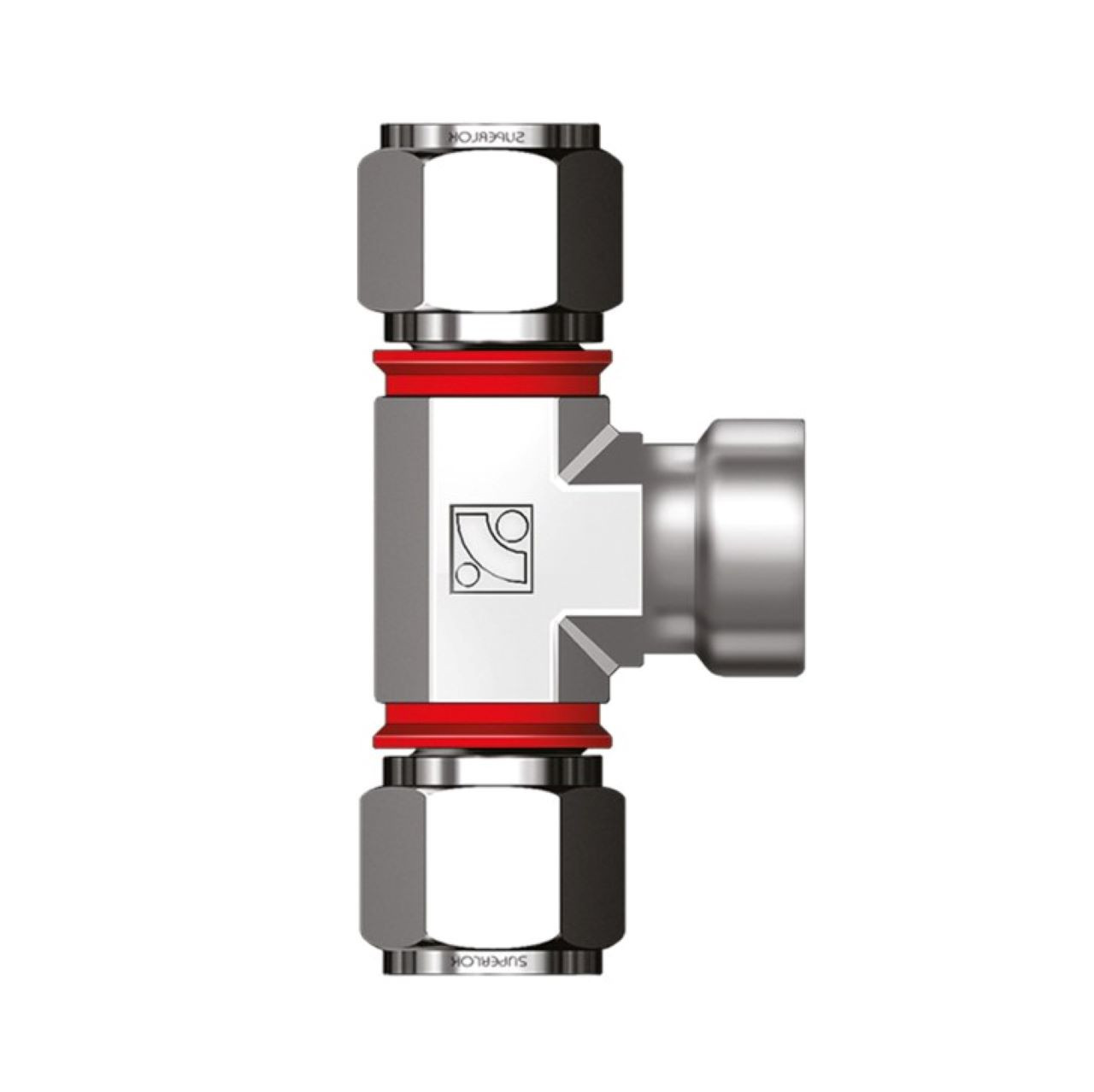 VIS-LOK Union Female Tee 316 Stainless Steel - Imperial Tube x BSPT VIS-LOK Union Female Tee 316 Stainless Steel - Imperial Tube x BSPT