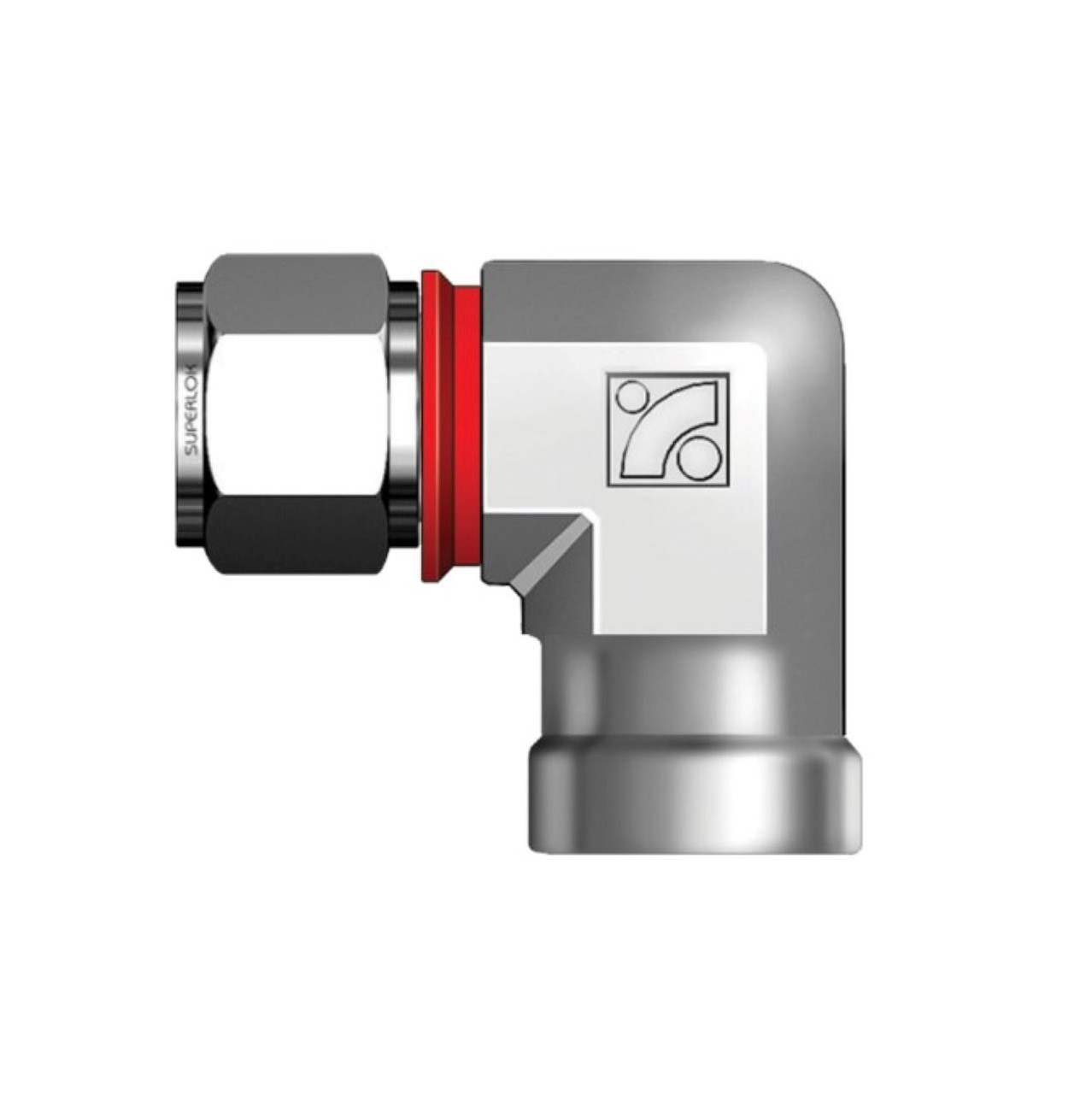 VIS-LOK Union Female Elbow 90°316 Stainless Steel - Imperial Tube x NPT VIS-LOK Union Female Elbow 90°316 Stainless Steel - Imperial Tube x NPT