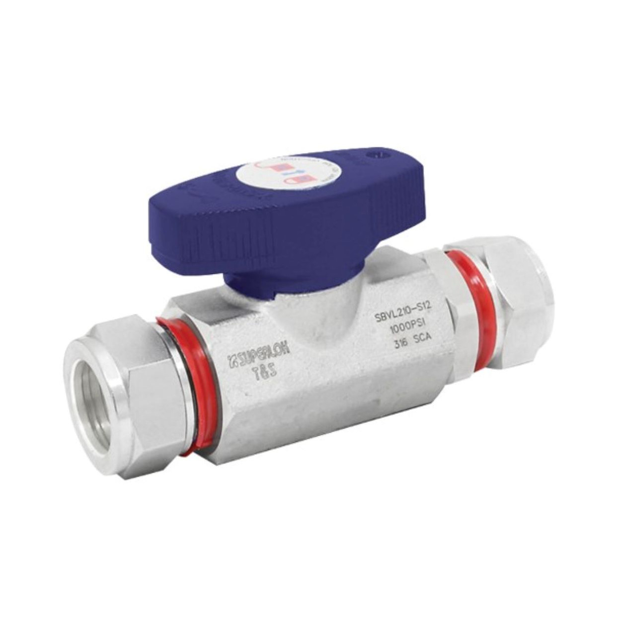 VIS-LOK Key Operation Lockable Ball Valve (1000PSI) 316 Stainless Steel - Imperial Tube