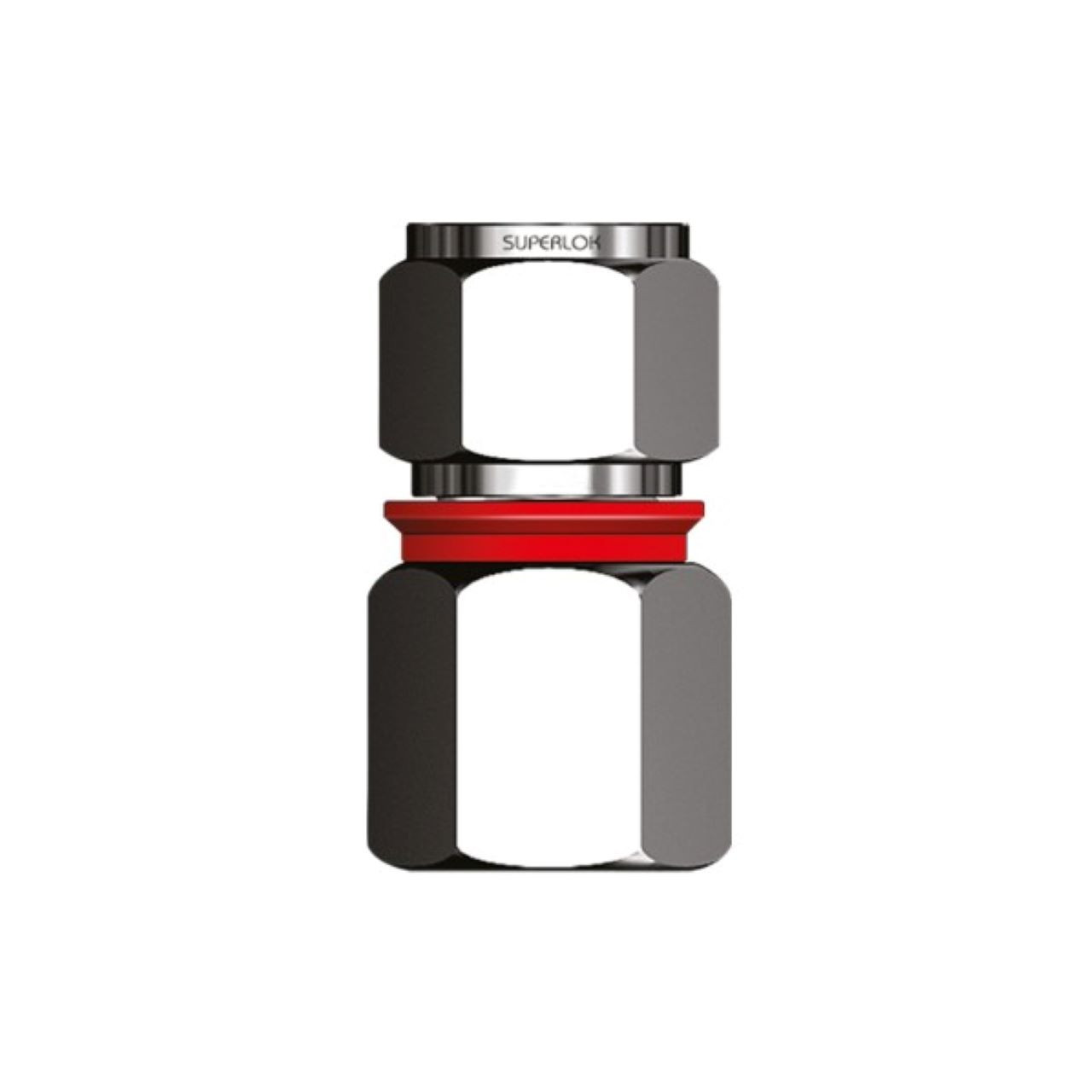 VIS-LOK Union Gauge Connector 316 Stainless Steel - Imperial Tube x BSPP (Gauge Thread) VIS-LOK Union Gauge Connector 316 Stainless Steel - Imperial Tube x BSPP (Gauge Thread)