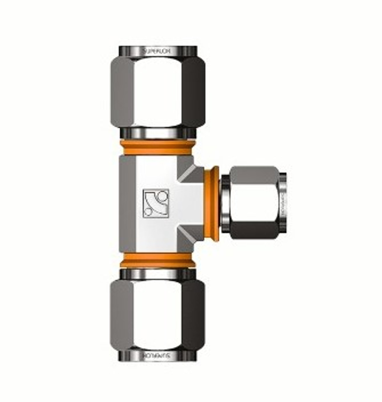 VIS-LOK Union Reducing Tee 316 Stainless Steel - Metric VIS-LOK Union Reducing Tee 316 Stainless Steel - Metric