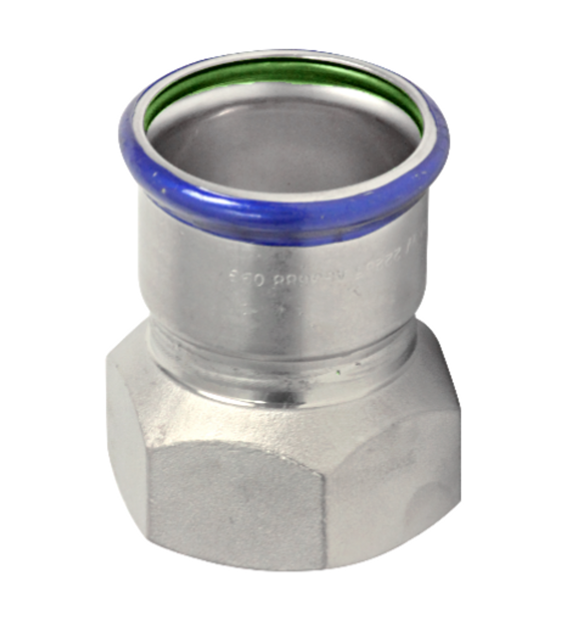 EUROPRESS 316L Stainless Steel BSP Female Adaptor - Viton Seal