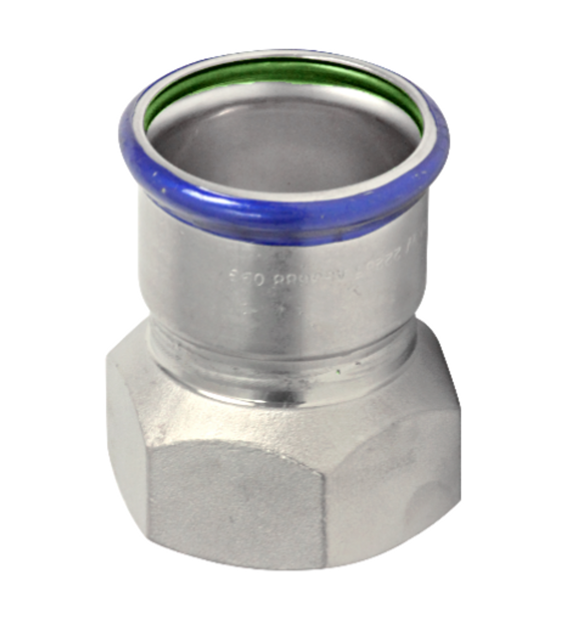 EUROPRESS 316L Stainless Steel BSP Female Adaptor - Viton Seal EUROPRESS 316L Stainless Steel BSP Female Adaptor - Viton Seal