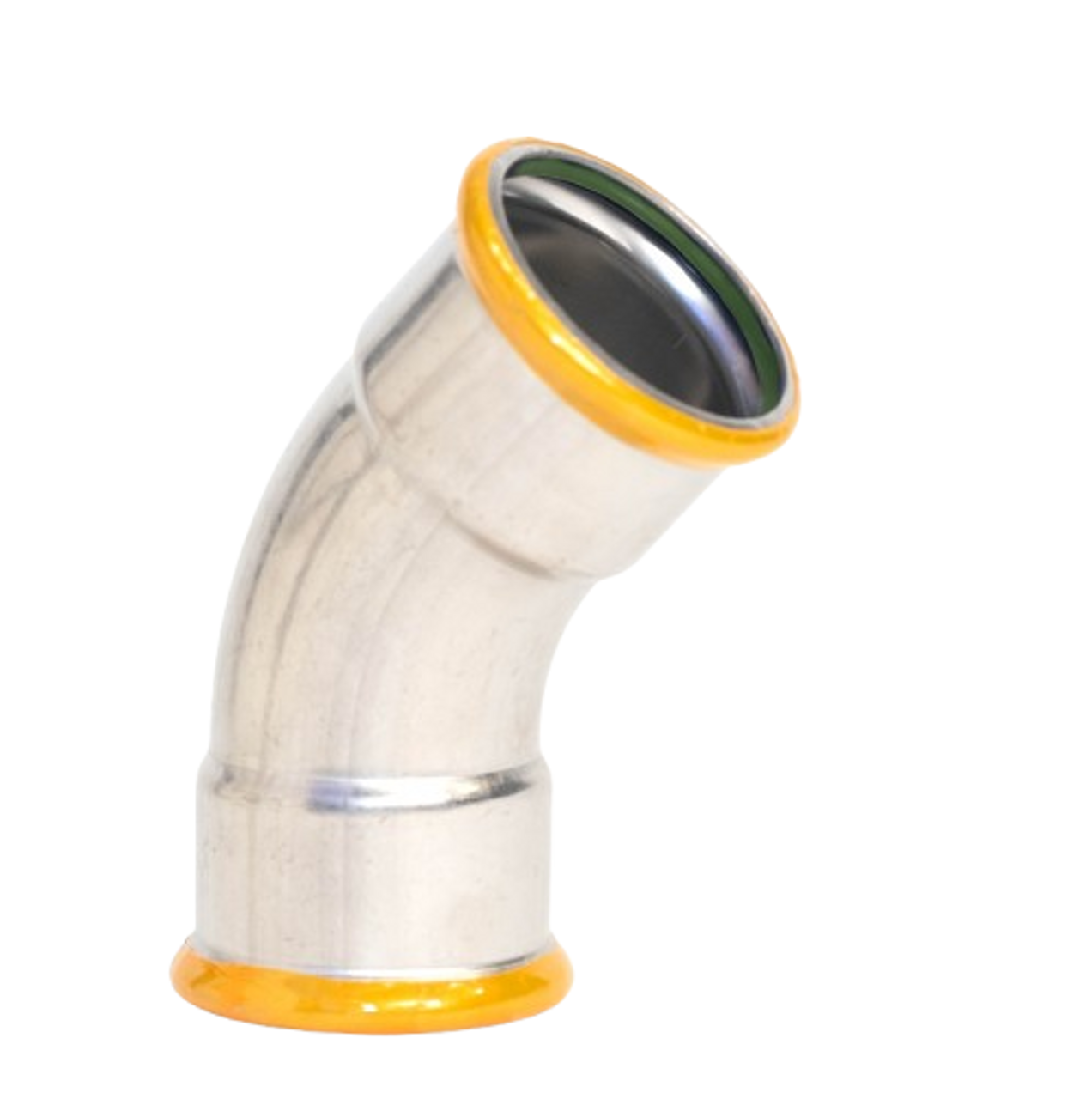 EUROPRESS 304L Stainless Steel 45° Elbow Viton Seals