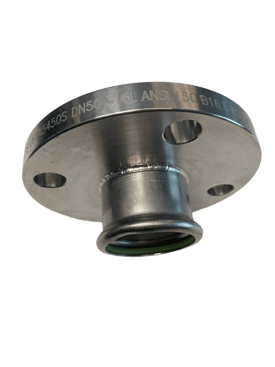 EUROPRESS 316L Stainless Steel Adaptor Flange With Viton Seal - ANSI 150