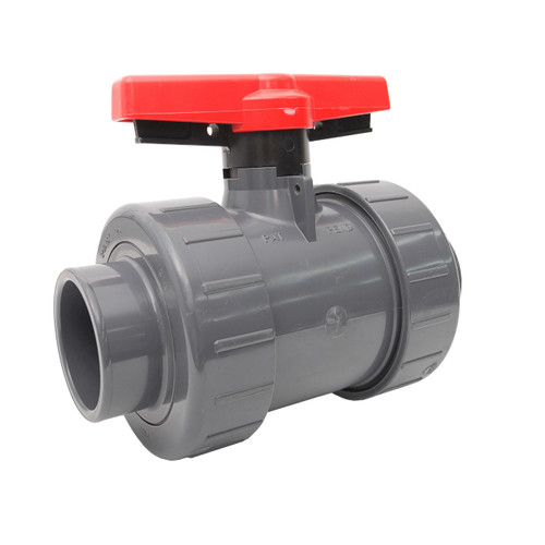 Sch80 PVC True Union 2000 Industrial Ball Valve SOC PVC EPDM