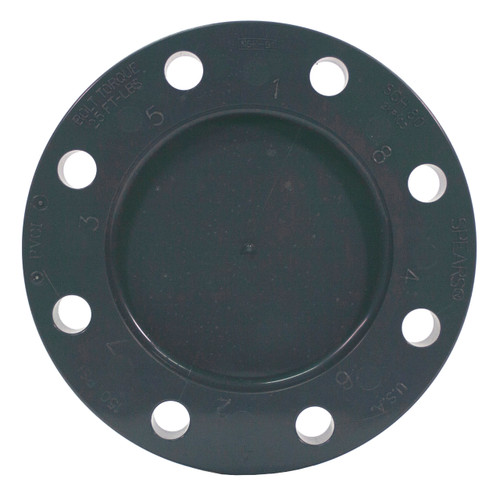 Sch80 PVC Blind Flange Universally Drilled Sch80 PVC Blind Flange Universally Drilled