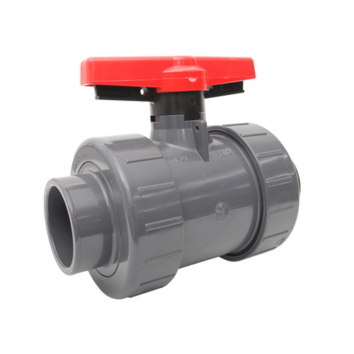 Sch80 PVC True Union 2000 Industrial Ball Valve BSP PVC FKM