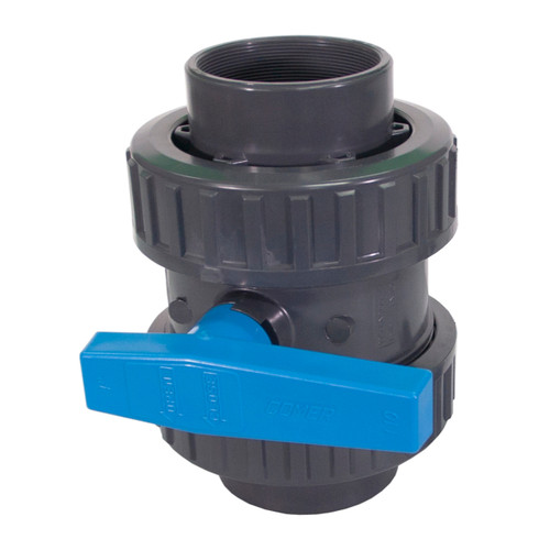 PVC Ball Valve Double Union BSP EPDM