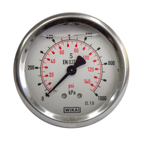 Stainless Steel Pressure Gauge Rear Entry