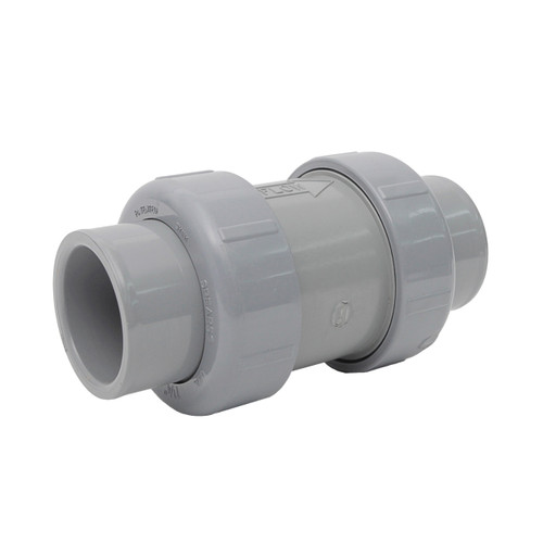 CPVC Sch.80 True Union 2000 Industrial Ball Check Valve SOC NPT CPVC FKM CPVC Sch.80 True Union 2000 Industrial Ball Check Valve SOC NPT CPVC FKM