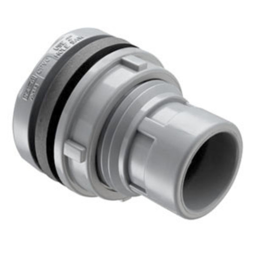 Sch80 CPVC Tank Adaptor Viton SOC Sch80 CPVC Tank Adaptor Viton SOC