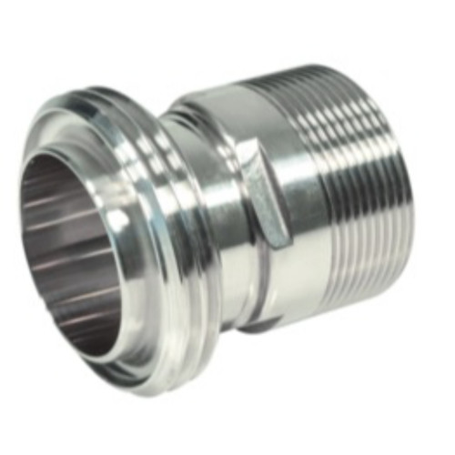 316 Stainless Steel BSP Nipple to RJT Male Adaptor 316 Stainless Steel BSP Nipple to RJT Male Adaptor