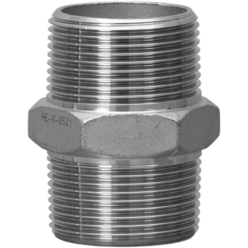 316 Stainless Steel BSP Hex Nipple
