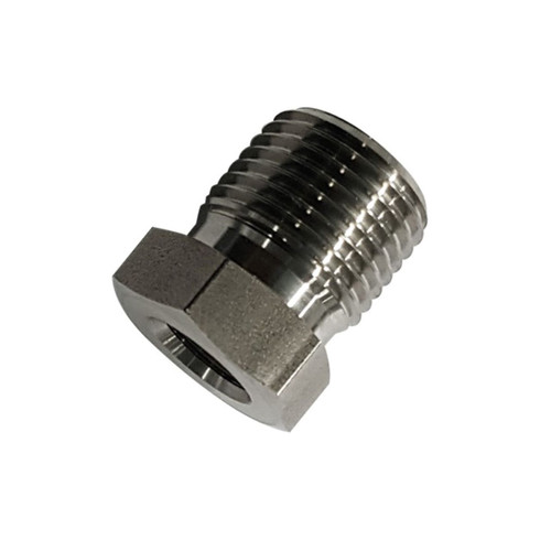 High Pressure Threaded Instrumentation 316 Stainless Steel Reducing Bush - Imperial NPT High Pressure Threaded Instrumentation 316 Stainless Steel Reducing Bush - Imperial NPT