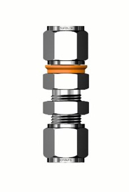 VIS-LOK Bulkhead Union 316 Stainless Steel - Metric Tube VIS-LOK Bulkhead Union 316 Stainless Steel - Metric Tube