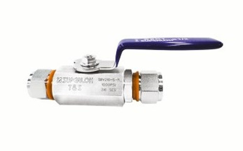 VIS-LOK Union Ball Valve (1000PSI) 316 Stainless Steel - Metric Tube