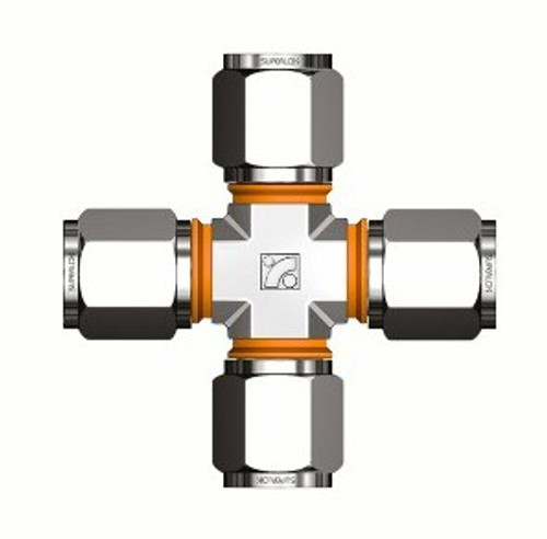 VIS-LOK Union Cross 316 Stainless Steel - Metric VIS-LOK Union Cross 316 Stainless Steel - Metric