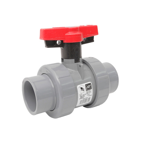 SPEARS Sch80 CPVC True Union 2000 Industrial Ball Valve SOC CPVC EPDM