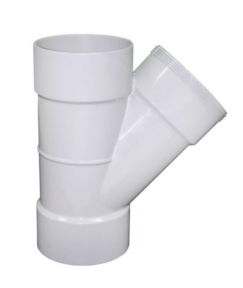 PVC DWV Reducing Junction 45° PVC DWV Reducing Junction 45°