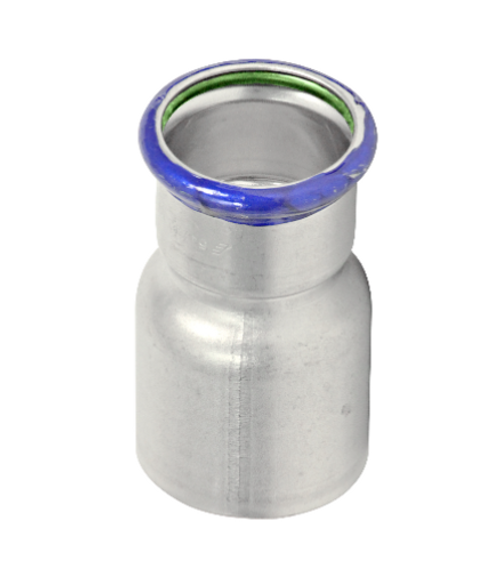 EUROPRESS 316L Stainless Steel Reducing Coupling - Viton Seal EUROPRESS 316L Stainless Steel Reducing Coupling - Viton Seal