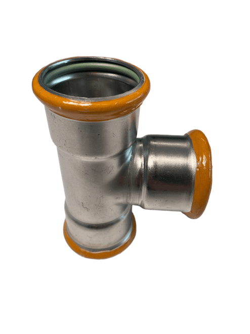 EUROPRESS 304L Stainless Steel Tee with Viton Seals