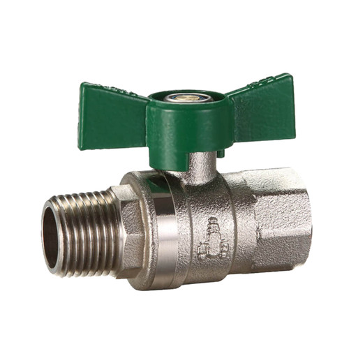 Watermark DZR Brass Ball Valve M/F T-Handle - Lead Free