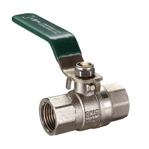 Watermark DZR Brass Ball Valve SS Lever Handle - Lead Free