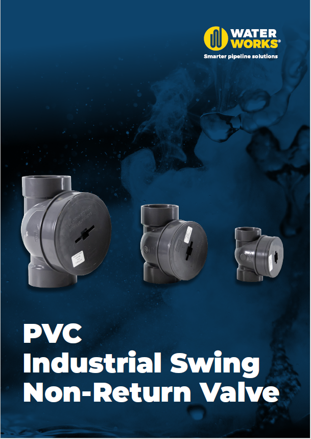 PVC Industrial Swing Non-Return Valve Brochure Download
