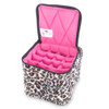 Soft Carrying Case 16 Bottles in Leopard/Pink at Virginia & Rook