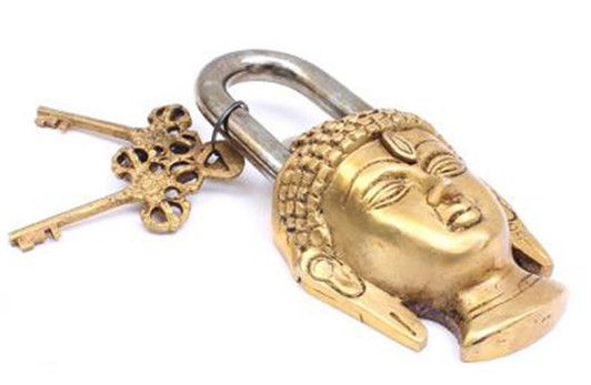 Buddha Lock at Virginia & Rook