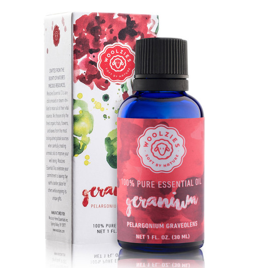 Woolzies Geranium Essential Oil in 1oz/30mL at Virginia & Rook