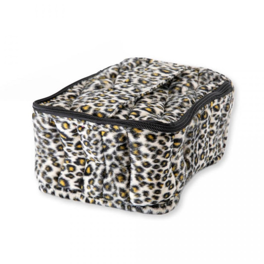 Soft Carrying Case 30 Bottles in Leopard/Pink at Virginia & Rook