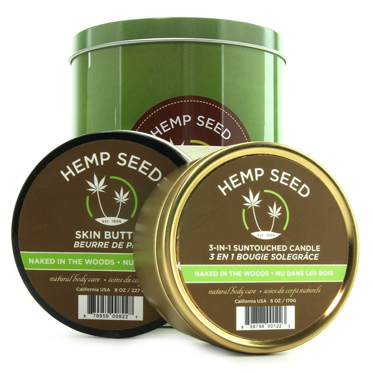 Hemp Seed Holiday Tin in Naked In The Woods at Virginia & Rook