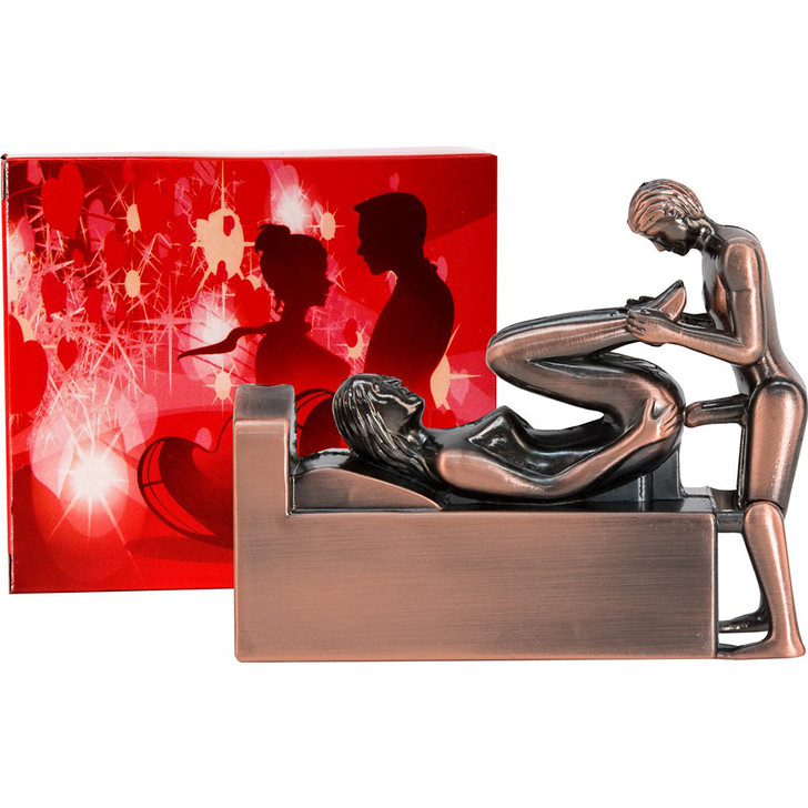 Couple on Bed Cigar Torch at Virginia & Rook