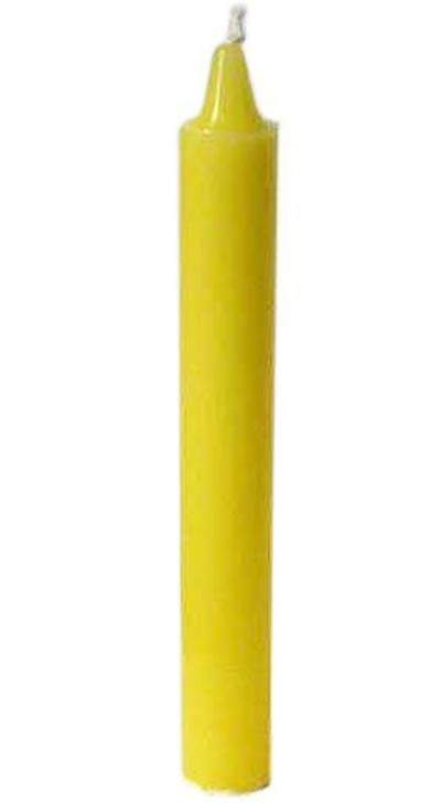 6 Inch Taper Candle in Yellow