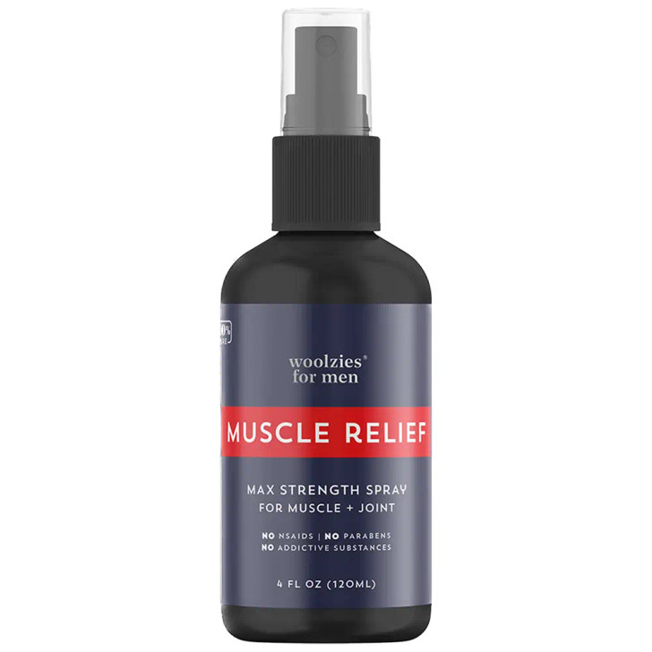 Woolzies for Men Muscle Relief Spray in 4oz/118mL at Doni Rari