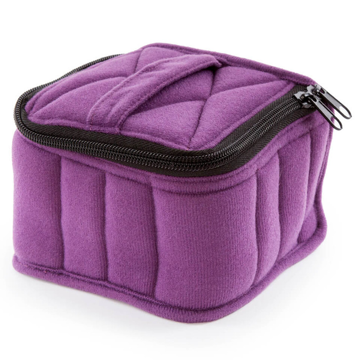 Soft Carrying Case 16 Bottles in Purple/Lavender at Doni Rari