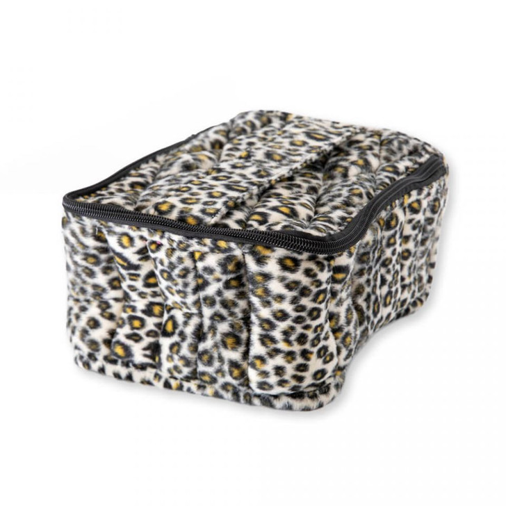 Soft Carrying Case 30 Bottles in Leopard/Pink at Doni Rari