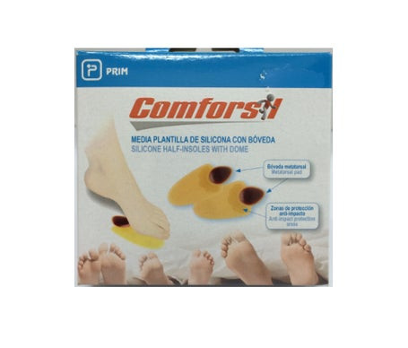 Plantillas con boveda metatarsal comforsil calbe