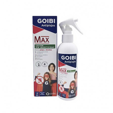 Goibi antipiojoss max loción sin insecticidas 1 envase 200 mL