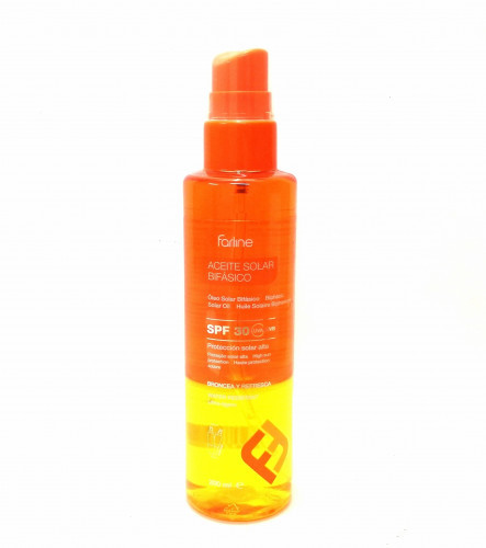Farline aceite solar bifásico SPF 30 200 mL